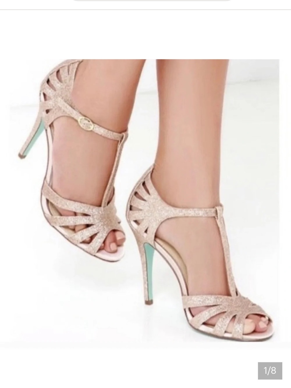 Betsey Johnson Champagne heels